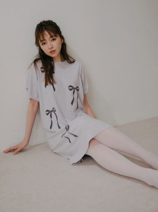 Ribbon Jacquard Lounge Dress