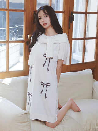 Ribbon Jacquard Lounge Dress