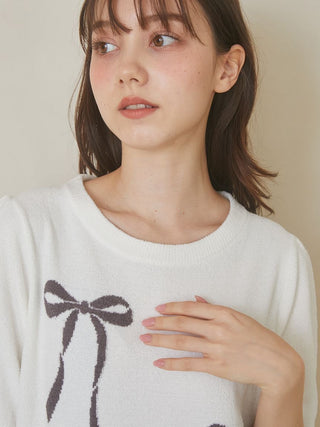 Ribbon Jacquard Lounge Dress