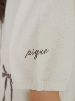 Ribbon Jacquard Lounge Dress