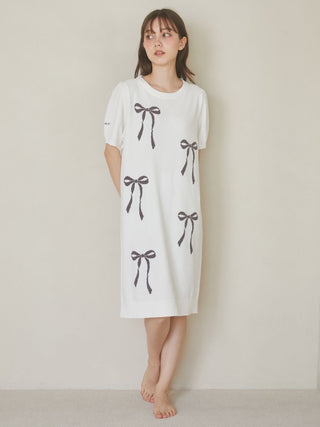 Ribbon Jacquard Lounge Dress