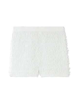 Cute tulle shorts with voluminous texture and soft elastic waistband, perfect for a playful look, available in pink and mint.
