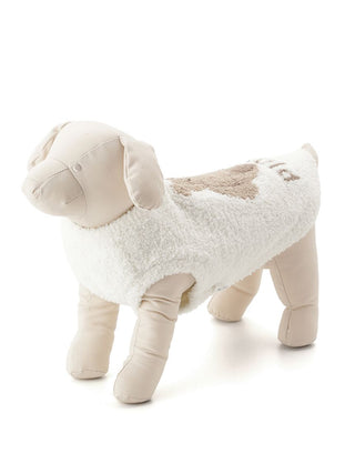 CAT&DOG Baby Moco Bear Jacquard Pet Clothes in Cream, Premium Luxury Pet Apparel, Pet Clothes at Gelato Pique USA