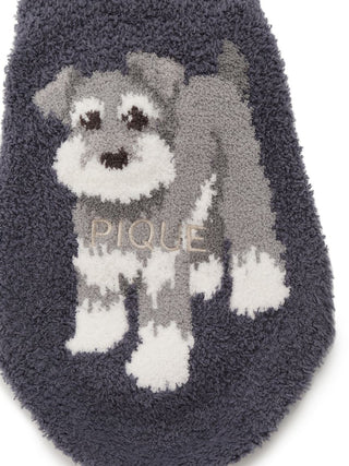 [CAT&DOG] High Neck Schnauzer Pattern Pet Clothes in navy, Premium Luxury Pet Apparel, Pet Clothes at Gelato Pique USA.