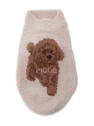 [CAT&DOG] High Neck Toy Poodle Pattern Pet Clothing in pink, Premium Luxury Pet Apparel, Pet Clothes at Gelato Pique USA.