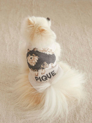 Pomeranian wearing Baby Moco pet clothes by CAT&DOG, featuring a cute design, perfect for small dogs.