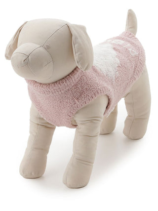 Pomeranian pet clothes on mannequin, pastel pink sweater for small dogs by CAT&DOG.
