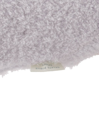 Close-up of soft, textured fabric from CAT&DOG Baby Moco Animal Pet Clothes in light gray color.