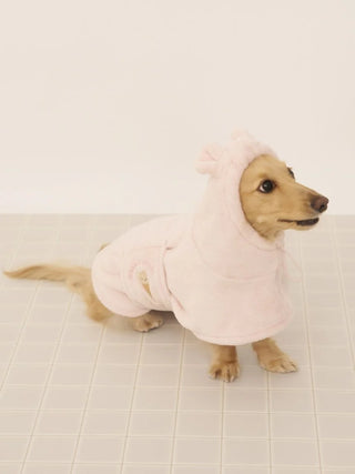 CAT&DOG Polar Bear Ice Motif Microfiber Gown