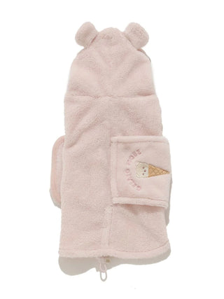 CAT&DOG Polar Bear Ice Motif Microfiber Gown