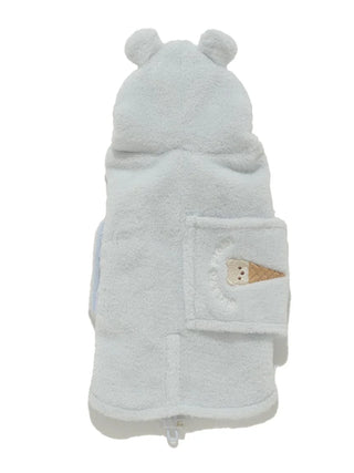 CAT&DOG Polar Bear Ice Motif Microfiber Gown