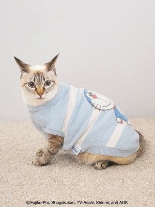 Doraemon Cat & Dog Jacquard Pullover