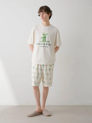 MEN's Cool-Touch Crocodile Print Shorts