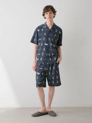 MEN's Cool-Touch Crocodile Print Shorts