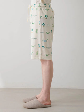MEN's Cool-Touch Crocodile Print Shorts