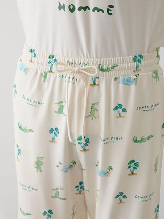 MEN's Cool-Touch Crocodile Print Shorts