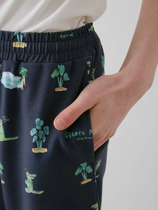 MEN's Cool-Touch Crocodile Print Shorts