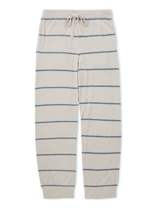 MEN'S Hot Smoothie Pajama Pants in striped pattern by Gelato Pique, showcasing soft, warm, breathable fabric ideal for lounging.
