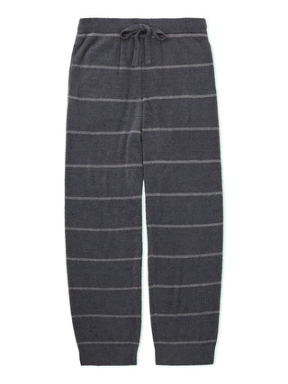 MEN'S Hot Smoothie Pajama Pants in dark fabric with subtle stripes, showcasing luxury loungewear by Gelato Pique.