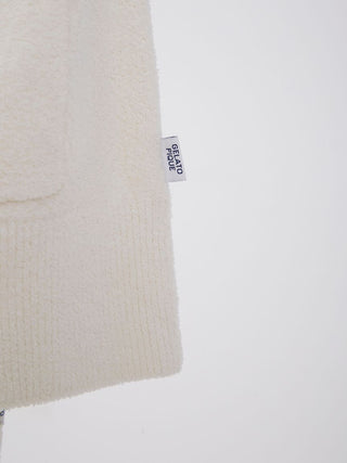 Airmoco Sleep Bear Button Up Cardigan in cream, Comfy and Luxury Women's Loungewear Cardigan at Gelato Pique USA