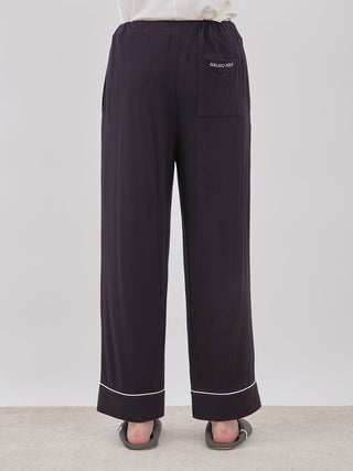 MENS Rayon Inlay Piping Pajama Pants