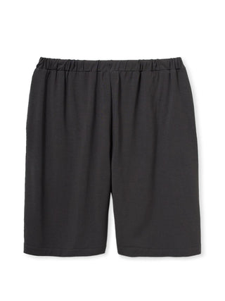 Men's COOL Rayon Lounge Shorts by Gelato Pique in dark color, highlighting soft, breathable fabric ideal for lounging and casual wear.