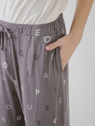Premium loungewear Rayon Logo Motif Men's Lounge Pants by Gelato Pique USA, featuring a stylish design with a cooling fabric.