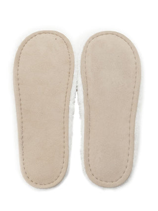 Sole view of Gelato Monster House Shoes showing soft, plush material for comfort and warmth.