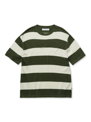 Black Smoothly Light 2-Striped Oversized Lounge Shirt by Gelato Pique USA