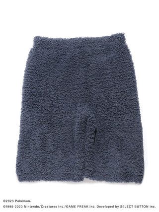 Men's GELATO Snorlax Shorts from Pokémon Sleep Collection, soft and cozy dark gray fleece, perfect for comfort and style.