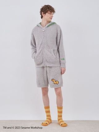 [SESAME STREET][MENS] Oscar Hoodie & Shorts Loungewear Set