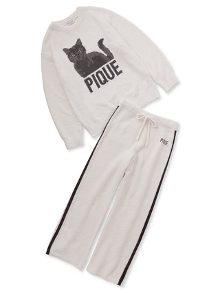 MENS Cat Dog Pullover & Pants Loungewear SET