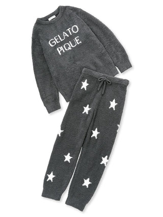 MENS Powder Star Jacquard Pullover & Long Pants SET