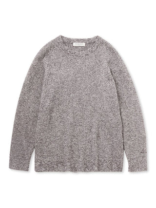 Men's Melange Hot Moco Pullover in grey by Gelato Pique USA with soft textured knit for timeless comfort and sophistication.