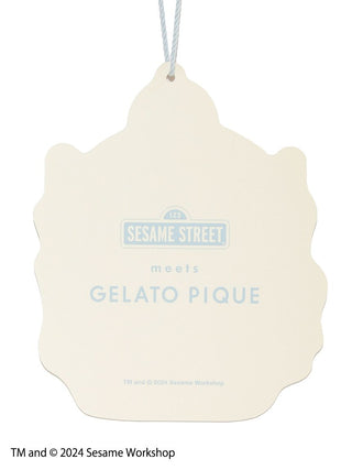 Tag featuring Sesame Street meets Gelato Pique collaboration for men's Elmo loungewear collection.