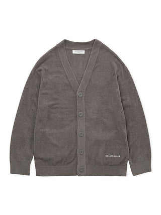 Gelato Pique USA Smoothie Lite Men's Button Up Cardigan, premium loungewear with a smooth texture, calm color, and logo embroidery.