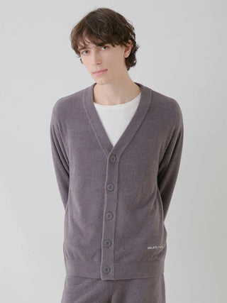 Smoothie Lite Men's Button Up Cardigan by Gelato Pique USA, a premium loungewear and sleepwear essential with a relaxed fit.