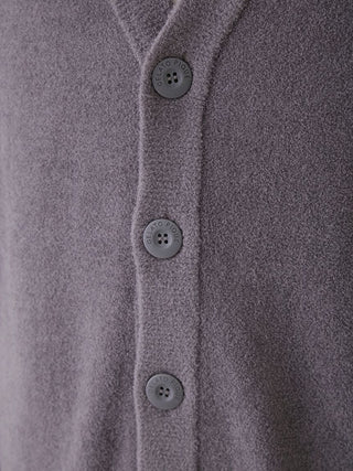 Gelato Pique USA Smoothie Lite Men's Button Up Cardigan, premium loungewear and sleepwear with soft knit texture and logo buttons.