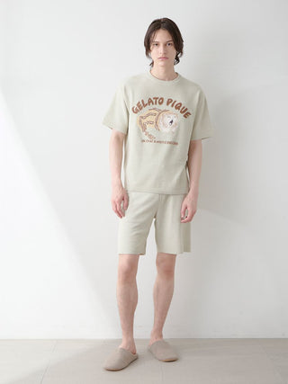 Mens Sleeping Cat Jacquard Pullover