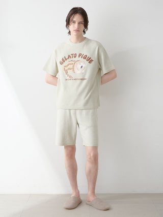 Mens Sleeping Cat Jacquard Pullover