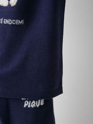 Mens Sleeping Cat Jacquard Pullover