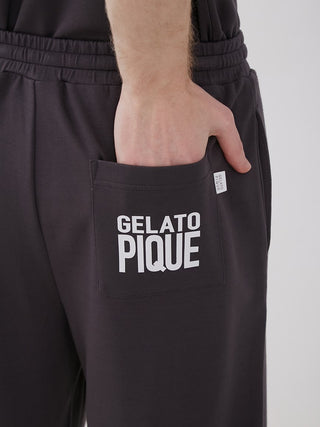 Unisex Big Logo Lounge Shorts with Gelato Pique branding showing back pocket detail.