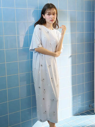 Seal Print Lounge Dress