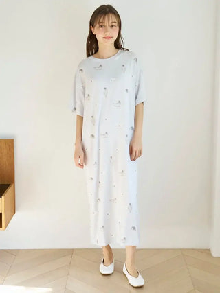 Seal Print Lounge Dress