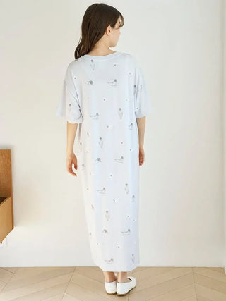 Seal Print Lounge Dress