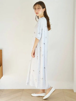 Seal Print Lounge Dress