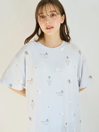 Seal Print Lounge Dress