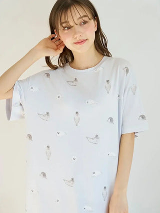 Seal Print Lounge Dress