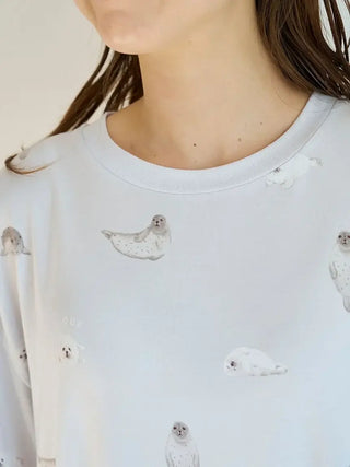 Seal Print Lounge Dress