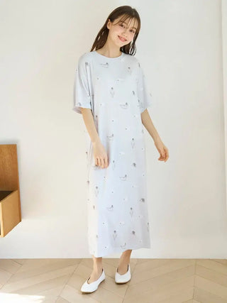 Seal Print Lounge Dress